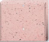 Розовое Кристл проектировало плитку кварца, твердые отполированные Кунтертопс кухни кварца
