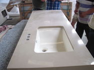 Профессиональное сырье гранита кварца Кунтертопс тщеты ванной комнаты