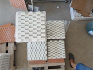 Плитки мрамора Каррары искусственного шестиугольника белые, плитка шестиугольника Каррары гостиницы белая
