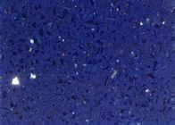 Темно-синая толщина камня кварца плиты 93% кварца естественная опционная