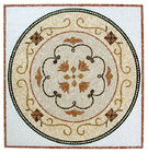 Твердая поверхностная мраморная плитка пола медальона, декоративные изготовленные на заказ медальоны пола