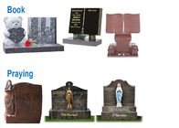 Различные надгробные камни для могил, надгробные камни гранита/мрамора формы Анджела для могил